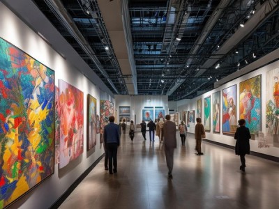 国际商贸城5楼画业展会，高端艺术展览的里程碑